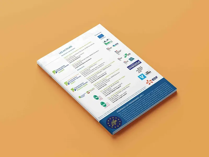 Doc du flyer projet LIFE tourbières vosgiennes pour le CEN